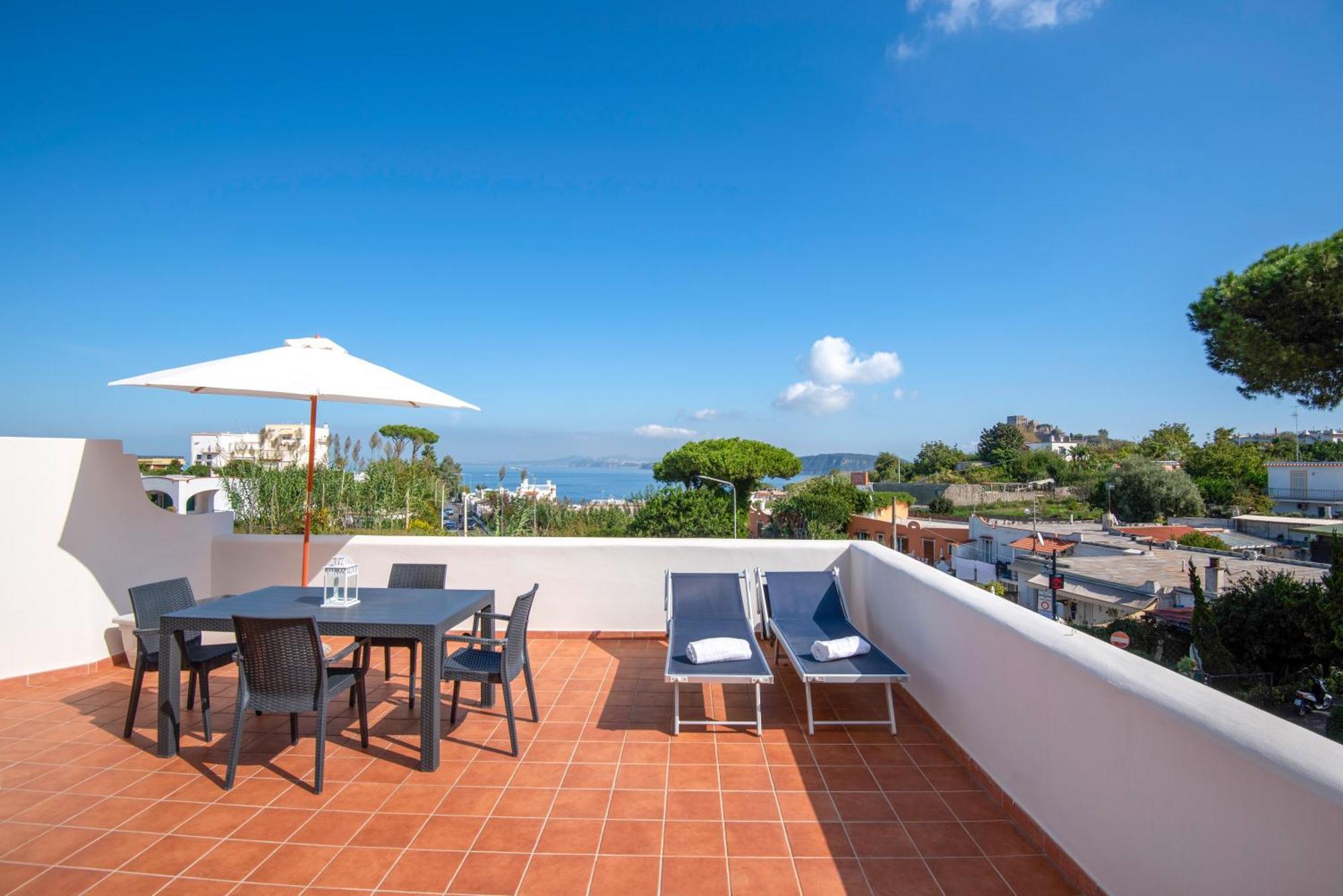 La Baia Blu - Ischia 아파트 외부 사진